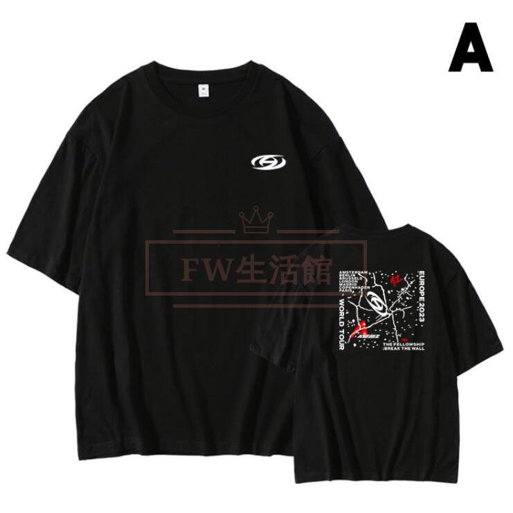 2023新品 ATEEZ BREAK THE WALL 韓流グッズ 半袖 Tシャツ 春夏 コ ート 男女 周辺 応援服 打歌服 半袖 Tシャツ 通気 吸汗｜fwlife-store｜02