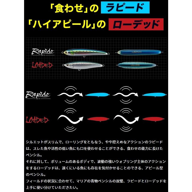 Maria マリア ラピード F160 50g 006 サイトピンキー 青物 ダイビング
