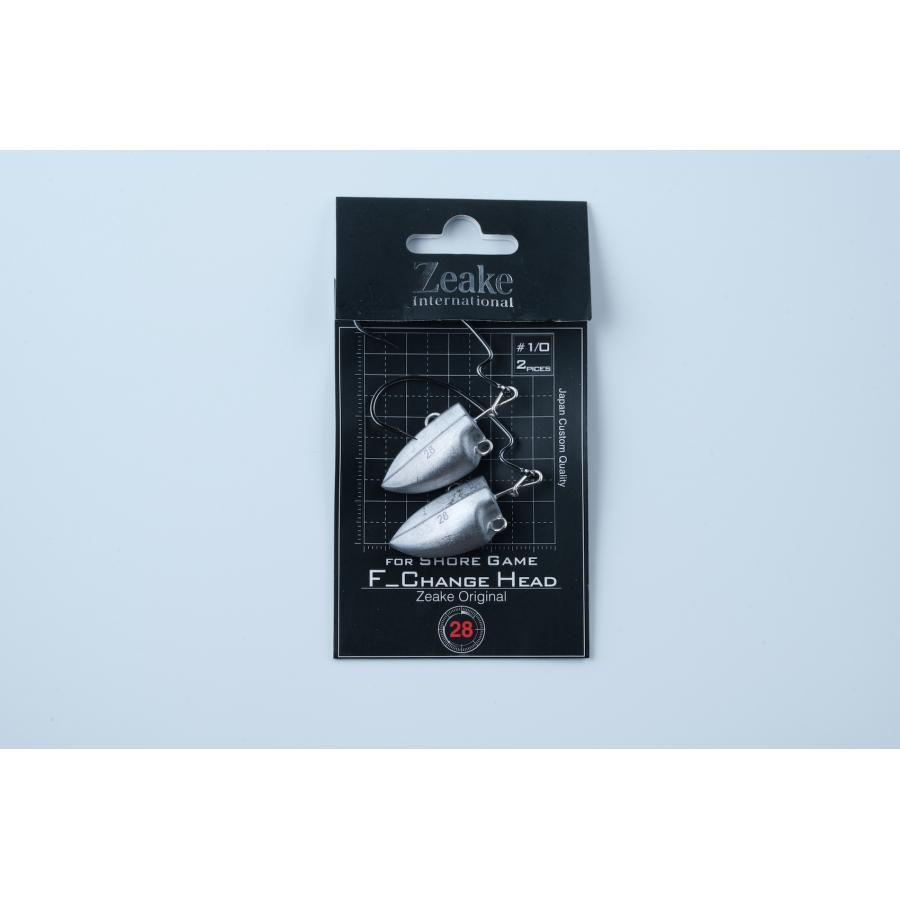 Zeake（ジーク） フックチェンジヘッド 28g #1/0 ジグヘッド : FWS