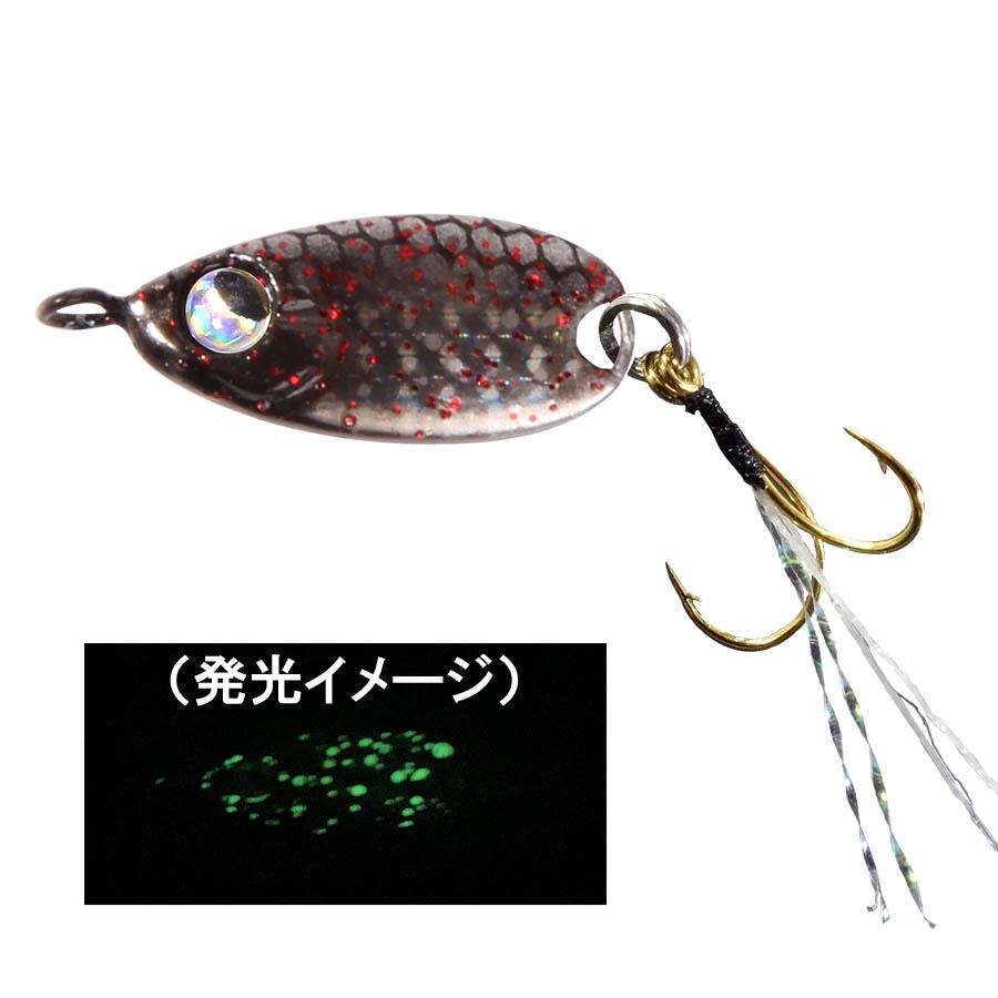 RUDIE'S ルーディーズ 魚子メタル ひらり 3.0g 限定カラー #夜光蟲