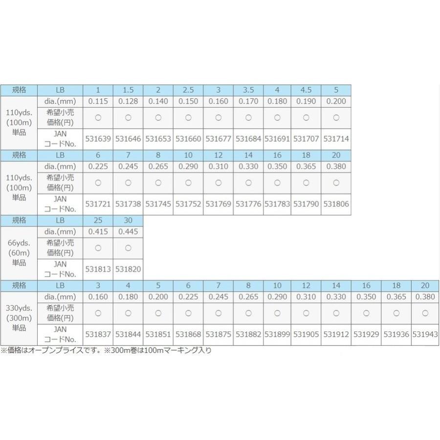 サンライン シューター FC スナイパー 100m 4.5lb フロロカーボン ライン｜fws-alpha｜02