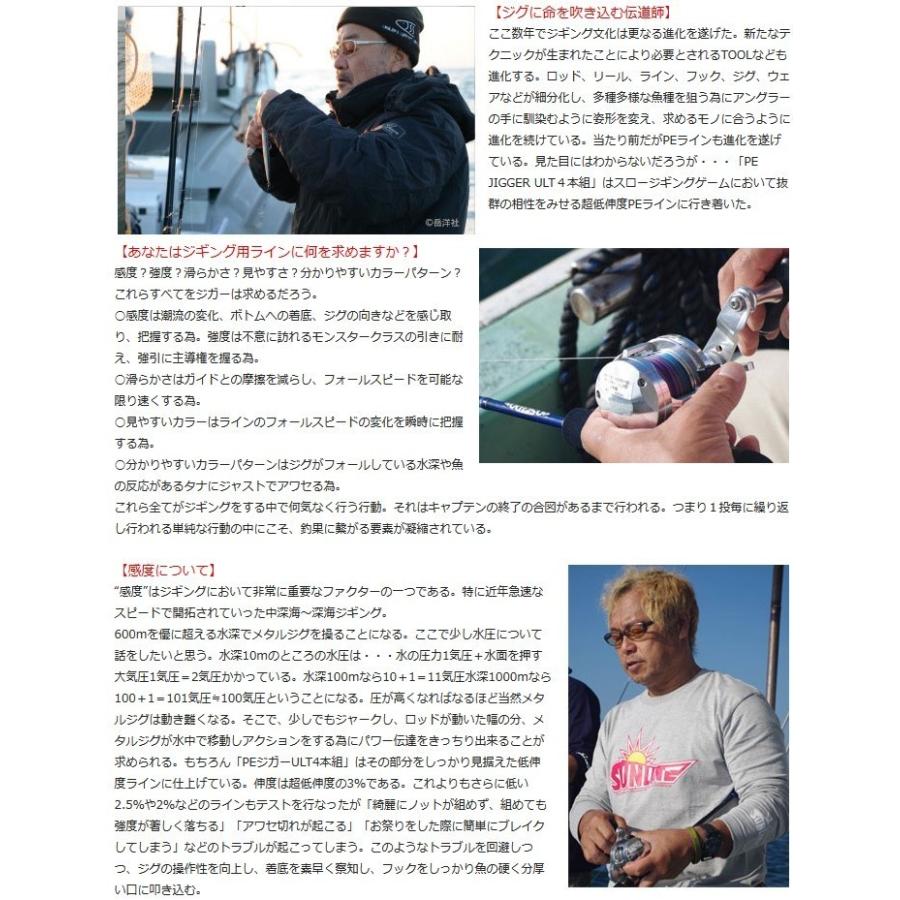 サンライン ソルティメイト PEジガーULT 4本組 600m 0.8号 12lb サンライン ソルティメイト PEジガーULT 4本組 600m 0.8号 12lb