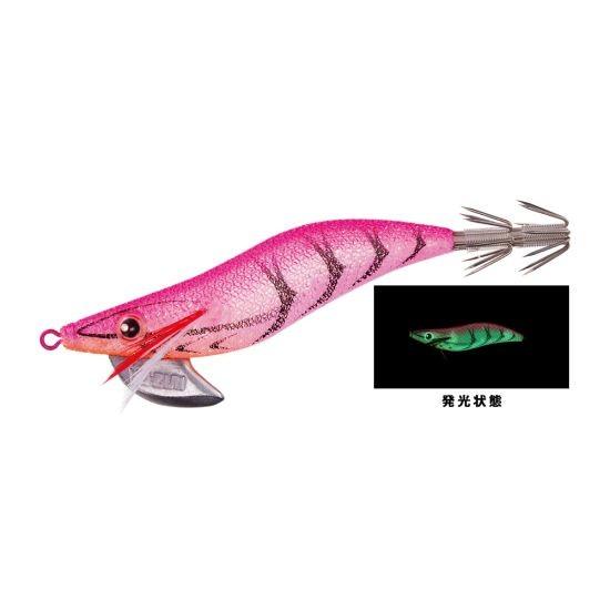 YO-ZURI ヨーヅリ アオリーQ RS 1.6号 4g 11:スケルトン夜光ピンクエビ