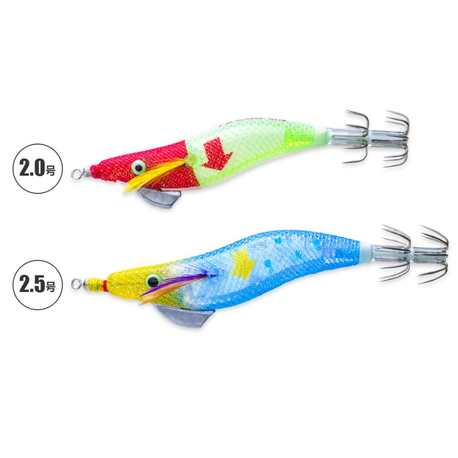 ヨーヅリ　YU-ZURI　ソフト　シャーキー　激レア！ YO-ZURI ヨーヅリ(YO-ZURI) アオリーQ 3.5号 08)ホット