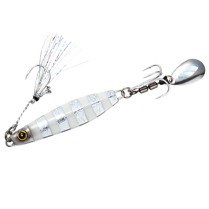 Hayabusa（ハヤブサ） ジャックアイ マキマキ 30g #9 シルバー青夜光