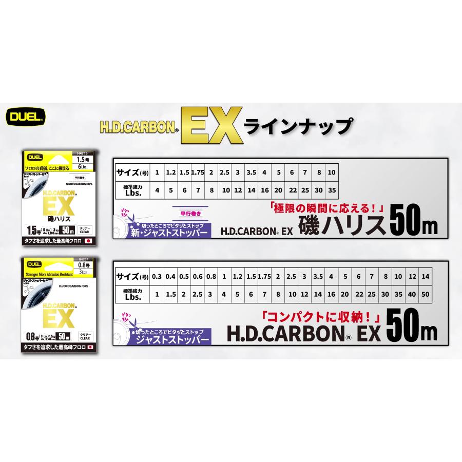 デュエル H.D.カーボン EX ショックリーダー 30m #10lb 2.5号 | DUEL | 04
