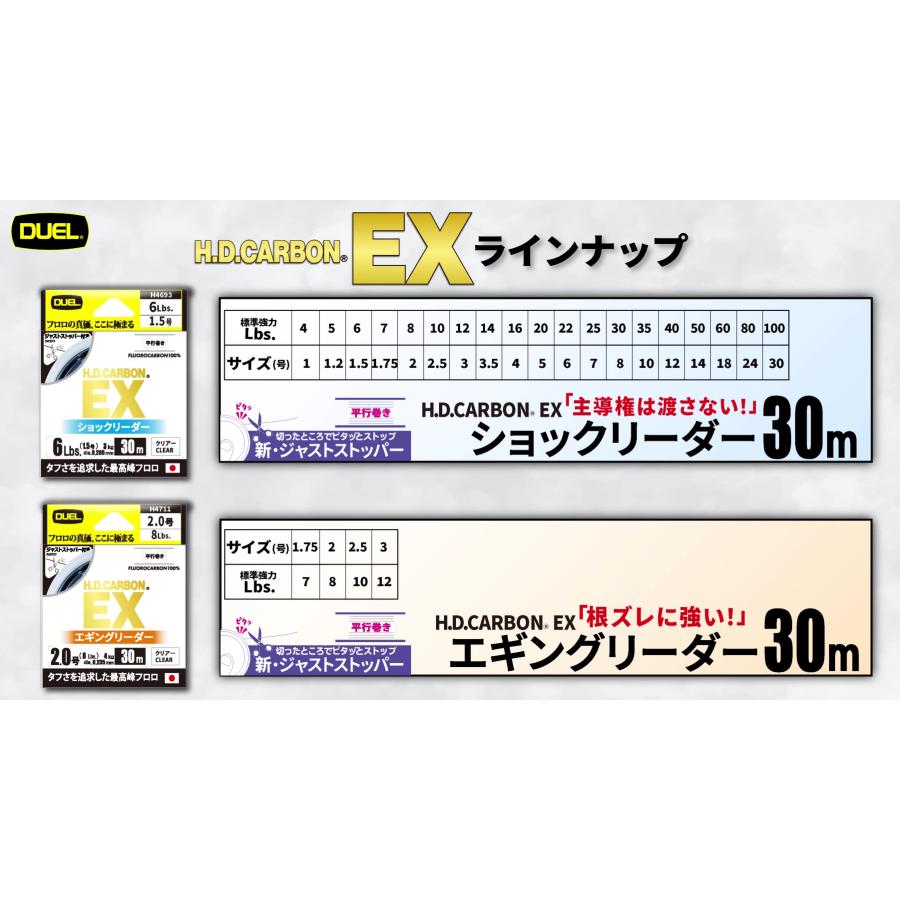 デュエル H.D.カーボン EX 50m #8号 30lb | DUEL | 02
