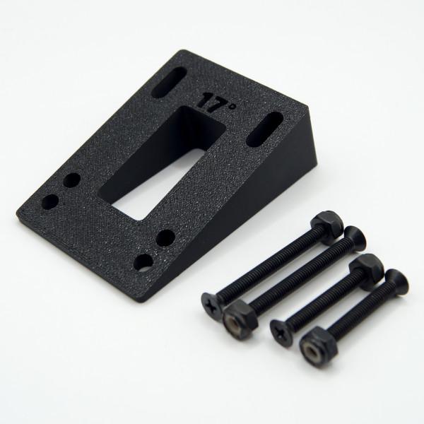 WELCOME BAUHAUS スケートボードデッキ、ライザーパッド、ビス付き WELCOME BAUHAUS スケートボードデッキ、ライザーパッド、ビス付き