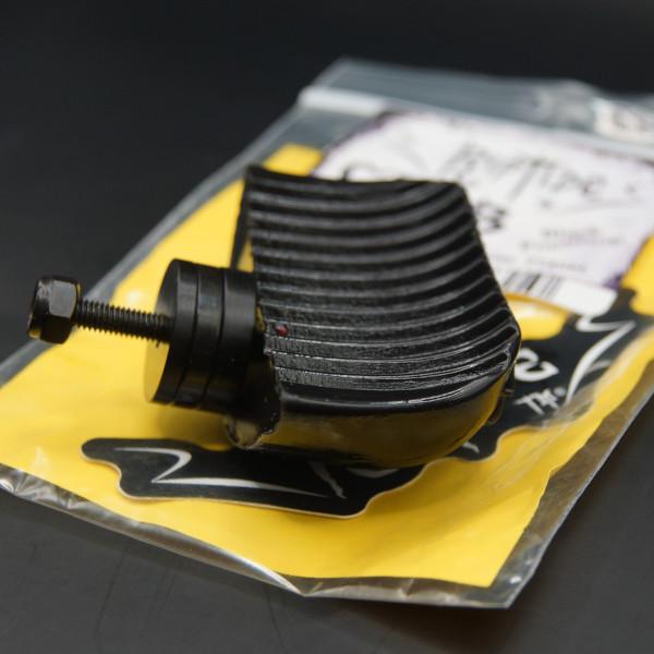 Alsen CNC加工ロングボードフットストップ 赤 RipTide Footstop Slab / スラロームスケートボード ダウンヒル