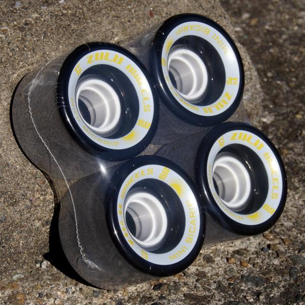 60mm 78a ソフトスケートボードウィール Zulu Wheels Mini Bicarip