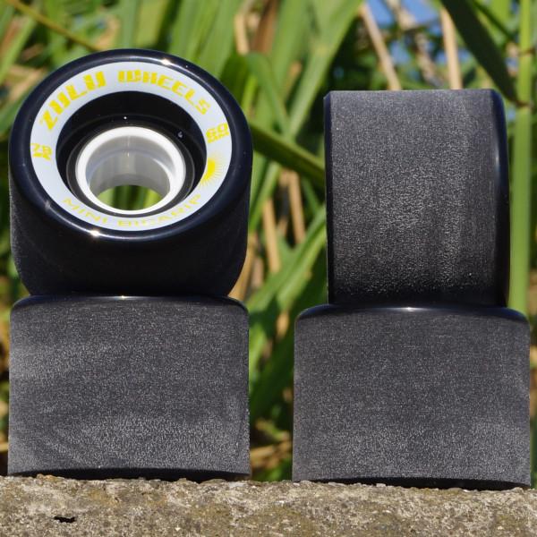 60mm 78a ソフトスケートボードウィール Zulu Wheels Mini Bicarip