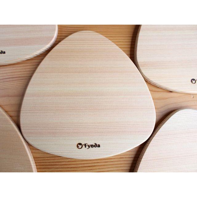 プレート 奈良 吉野杉 お皿 さんかくプレート 奈良の職人さんの木の器