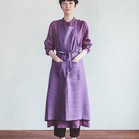 fog linen work リネンオーバーエプロン ヴェール fog linen work フォグリネンワーク エプロン full apron リネン