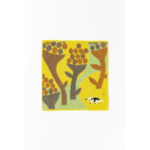 moritaMiW タオルハンカチ ガーゼ パイル ハンカチ カバ ハイエナ