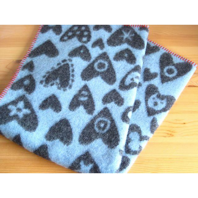 ブランケット新品未使用ハートクリッパン