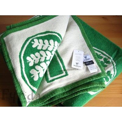 クリッパン　ミナペルホネン ブランケット　グリーン　新品未使用 KLIPPAN（クリッパン）×mina perhonen（ミナ ペルホネン