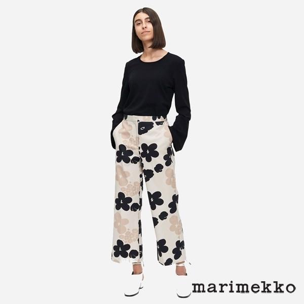 マリメッコ marimekko パンツ Kausi Kevattalkoot ブラウン ベージュ