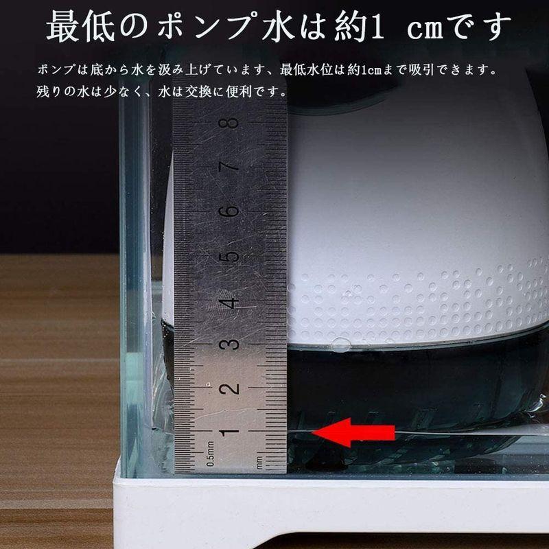 Tianyan 水中ポンプ 小型 循環ポンプ 排水ポンプ 静音設計水中ポンプ 調整 底部入水式 家庭用 吐出量2500L/H 最大揚程2.0|fyonline|09