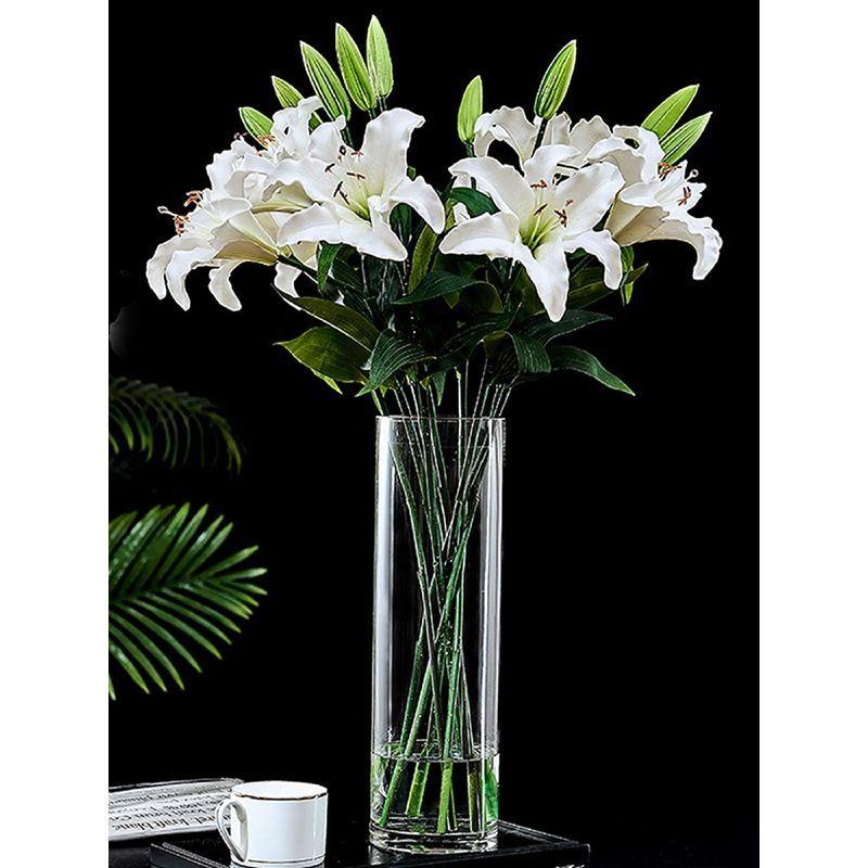 フラワーベースガラス 花瓶 北欧 30cm花器 ガラスの花瓶 フラワーベース ガラスベース ガラスボトル アレンジ インテリア 水栽培 生け リアル