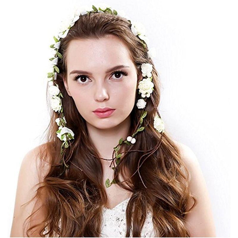 最新作 ヘアアクセサリー Ever Fairy 花冠ラプンツェル系髪飾り北欧 新婦人 花嫁 おもてなしブライダル 花冠 フラワー ウェディング ヘッドドレス 造花 花 Www Threeriversofs Com