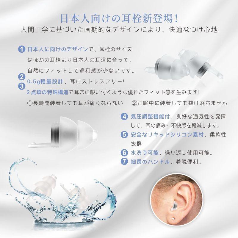 都内で 日本人向けの耳栓 Quietide 耳栓 安眠 防音 小さいサイズ フィルター搭載 遮音値32dB 睡眠 飛行機 仕事 勉強 水洗い可能 繰  wheretonextmommy.com