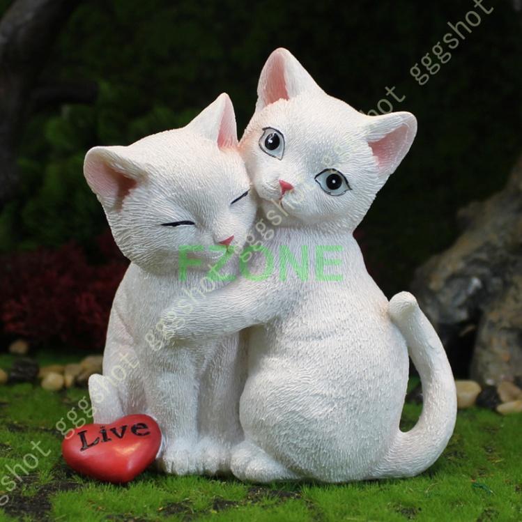 猫 置物 リアル ねこ ネコ キャット リアルな猫の置物 動物オブジェ 庭オブジェ ネコの置物 飾りもの 愛らしい 猫置き物可愛い 花壇の置物｜fzone｜04