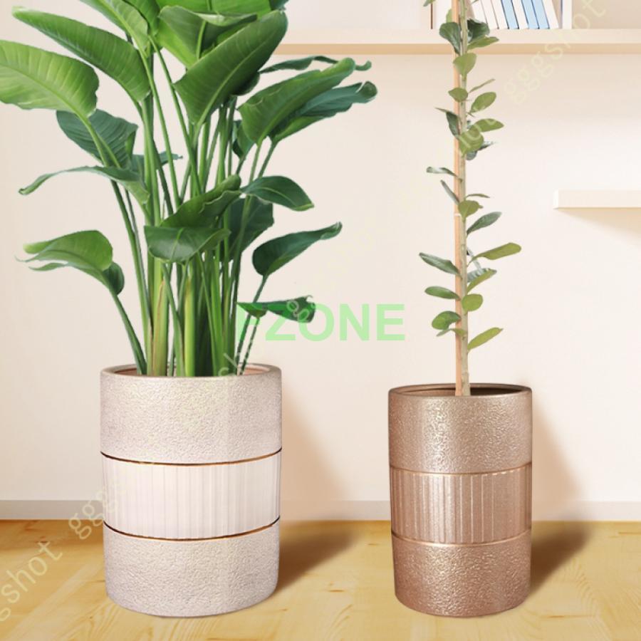 プランター 陶器 鉢植え 植木鉢 排水孔付き 北欧 シンプル 大口径 