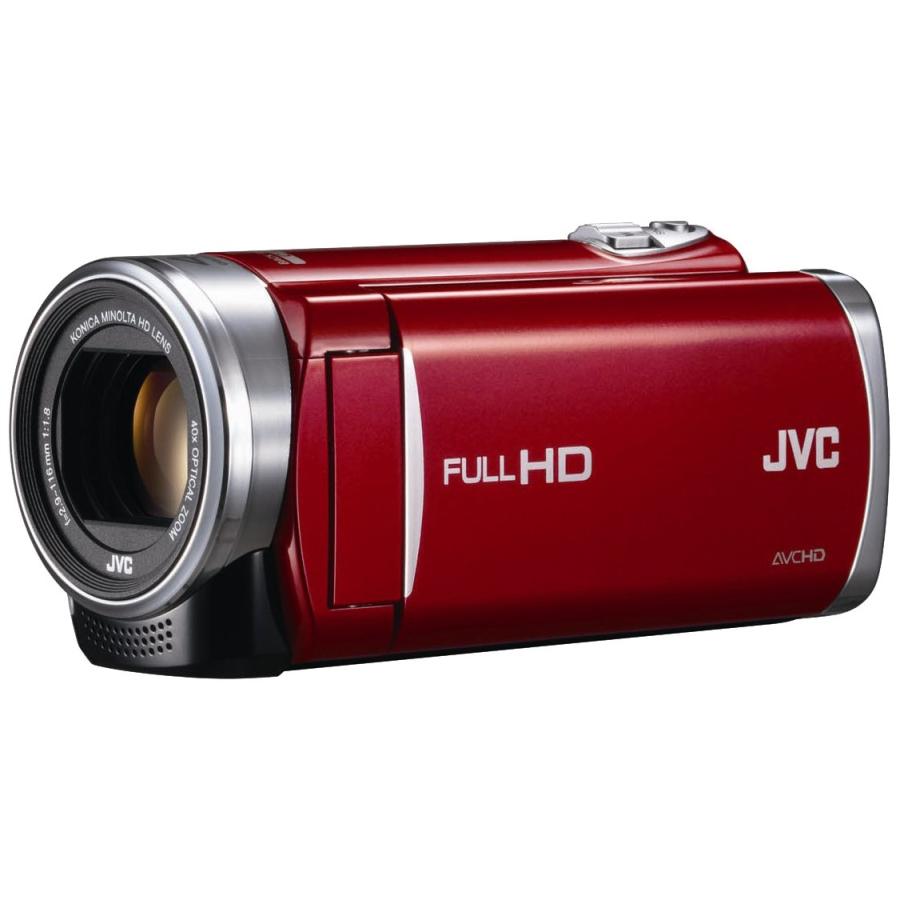 JVCKENWOOD JVC ビデオカメラ EVERIO GZ-E225 内蔵メモリー 8GB レッド