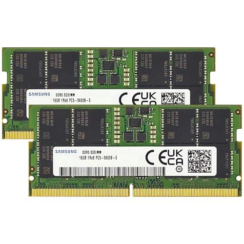 Samsung DDR5 5600MHz 32GB(16GB×2) メモリ Samsung 32GB (2x16GB) DDR5 5600MHz PC5-44800 CL46 SODIMM 1Rx8