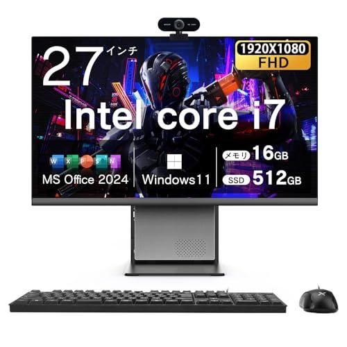 VETESA デスクトップパソコン Core i7 27インチIPS 高性能・多機能一