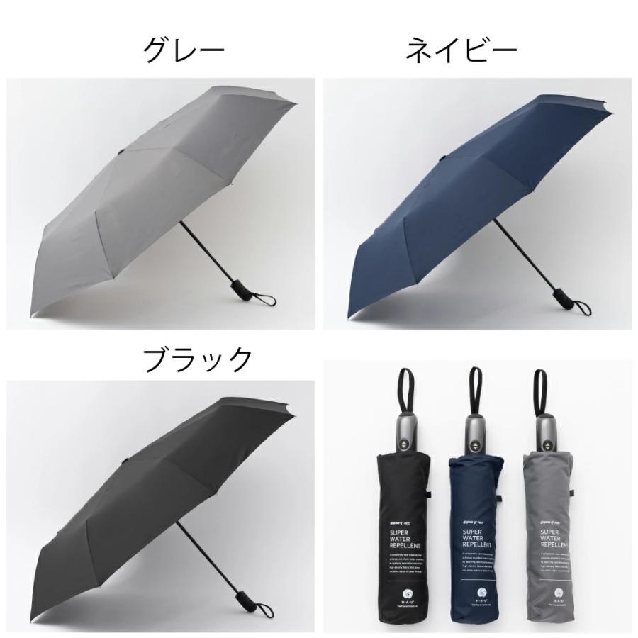 折りたたみ傘 64cm 雨傘 メンズ 自動開閉 ジャンプ傘 超撥水 シンプル