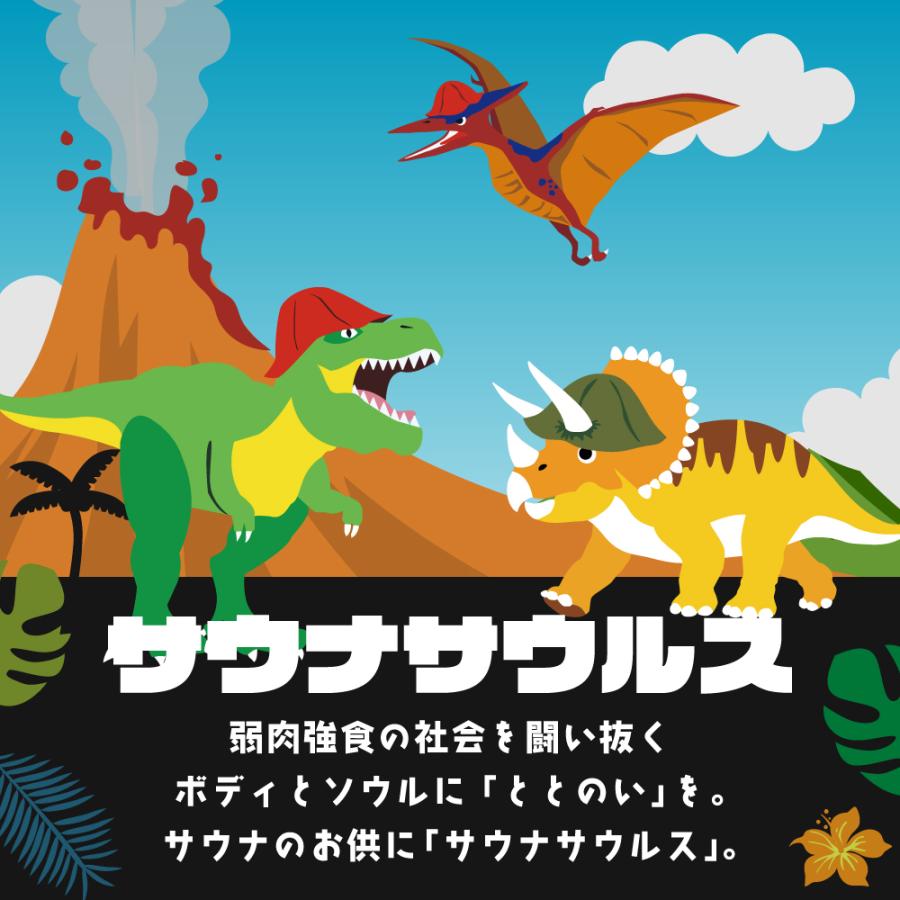 数量限定 今治タオルのおまけ付 / ループ付 サウナハット 今治 恐竜
