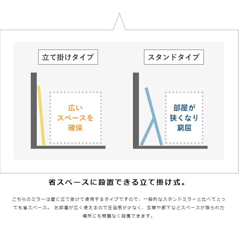 全身鏡 幅60cm 高さ160cm 姿見 スタンドミラー 全身ミラー 大型ミラー