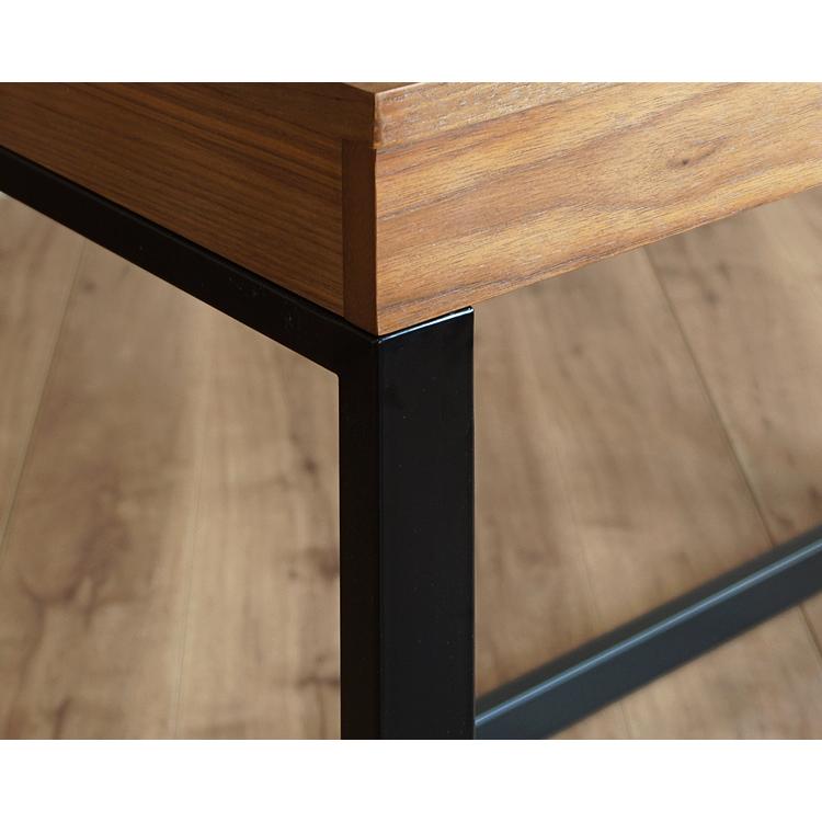 パソコンデスク サイドワゴン セット 幅110cm 奥行50cm 木製 ワーク