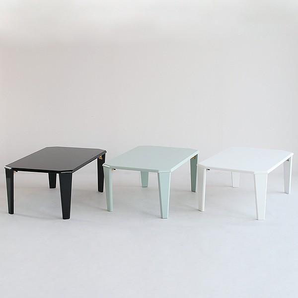 テーブル 折りたたみ おしゃれ 北欧 白 黒 安い 折り畳みテーブル 75cm ホワイト ブラック 鏡面 Ichi 0233 Good Balance Interior 通販 Yahoo ショッピング