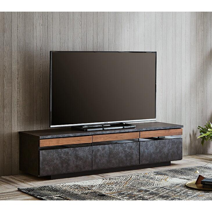 テレビボード　ローボード　テレビ台　幅150㎝　リビングボード　引き出し　ブラック　スタイリッシュ　引取り歓迎 テレビボード 幅150cm TVボード ロータイプ ローボード リビング