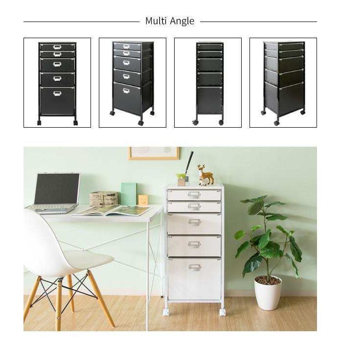 書類 収納 棚 ワゴン 引き出し ラック チェスト 完成品 北欧 おしゃれ 白 黒 キャスター付き 幅40cm スリム Mt 0225 Good Balance Interior 通販 Yahoo ショッピング