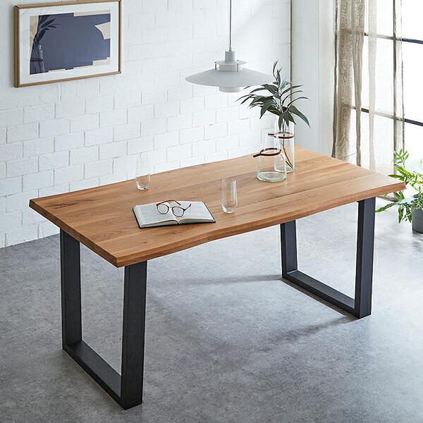 ダイニングテーブル 4人用 4人掛け おしゃれ 無垢材 一枚板風