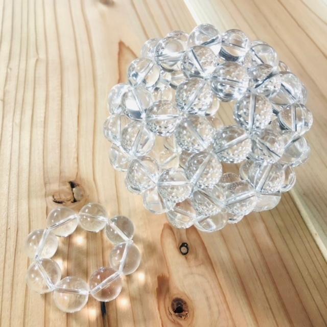 神秘の水晶玉☆浄化＆癒やし＆パワー/バッキーボール/フラーレン