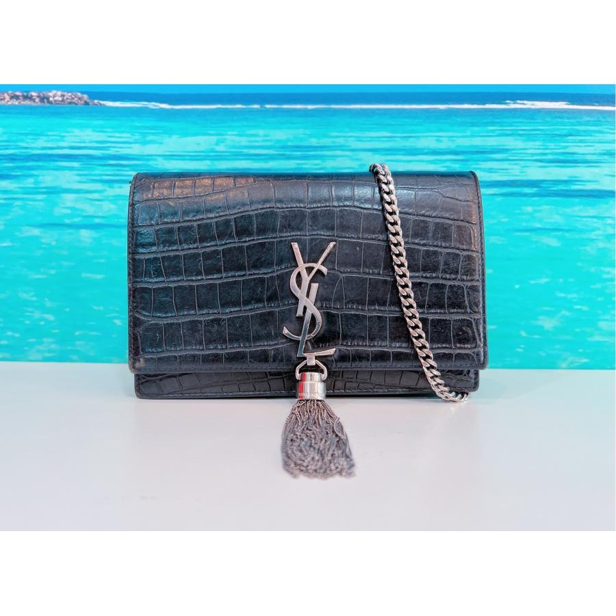 送料無料 モノグラム・サンローラン ショルダーバッグ タッセル付チェーンウォレット ケイト S151419 saintlaurent