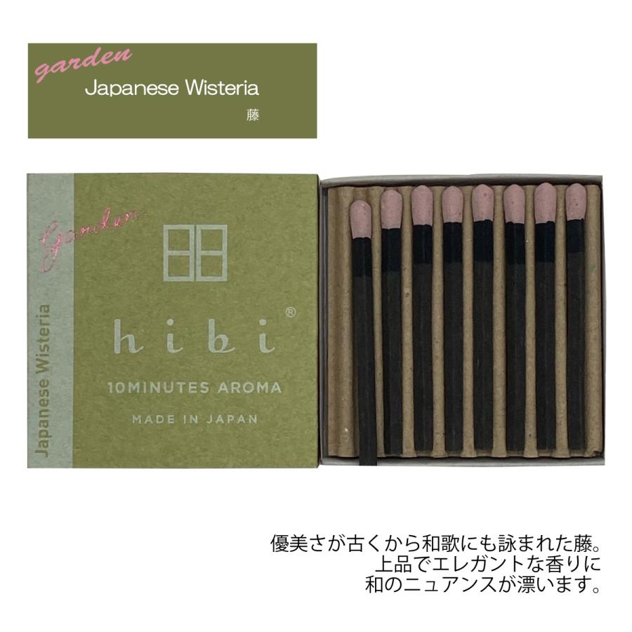 hibi 10MINUTES AROMA hibi お香 ヒビ マッチ お好きな香りの