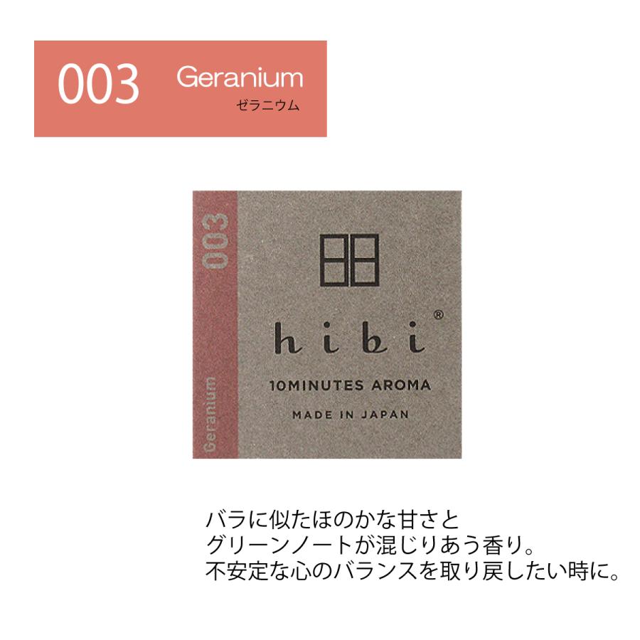 hibi 10MINUTES AROMA hibi お香 ヒビ マッチ お好きな香りの
