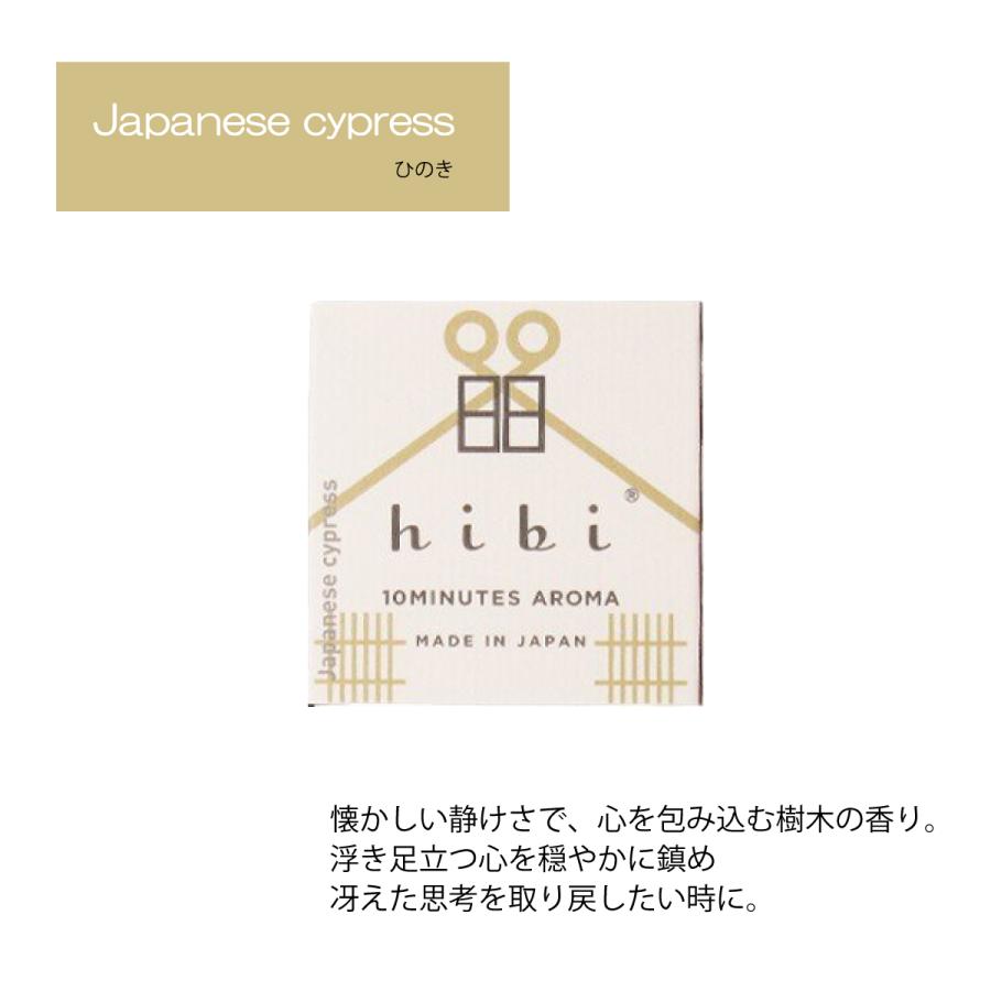 hibi 10MINUTES AROMA hibi お香 ヒビ マッチ お好きな香りの