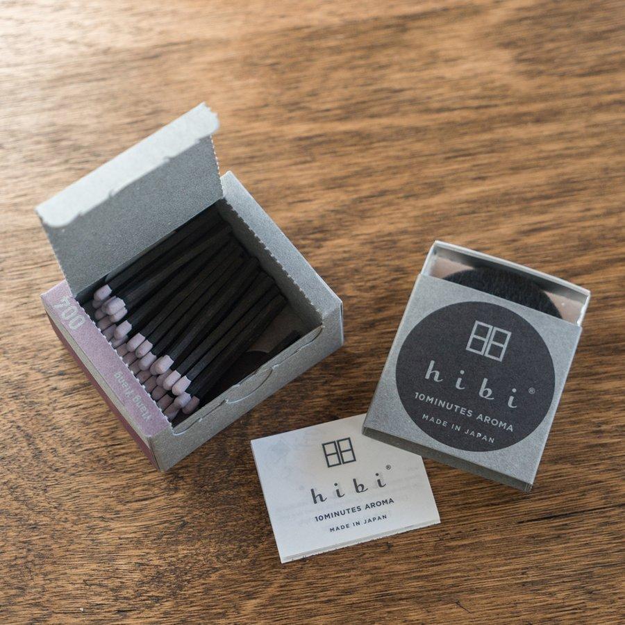 hibi 10MINUTES AROMA hibi お香 マッチ ゆず 30本入り ラージボックス