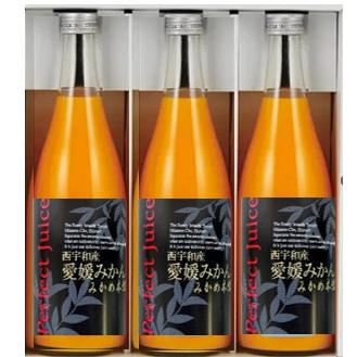 西宇和産 愛媛みかんジュース 720ml 3本 送料無料 みかんジュース お