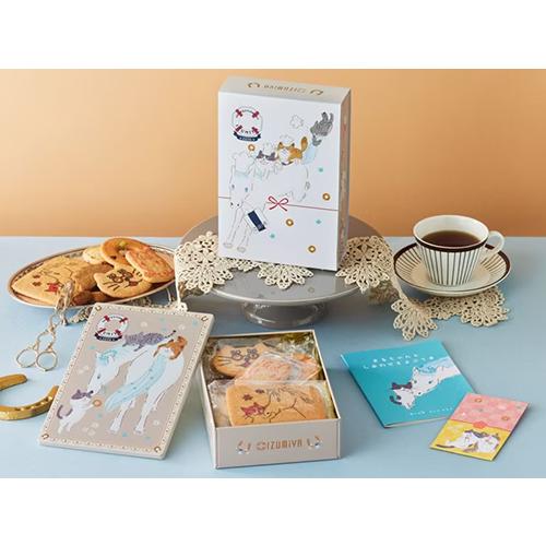 泉屋東京店 うまとねこ缶 幸せをつなぐ干支缶 計7種 14袋 1パック