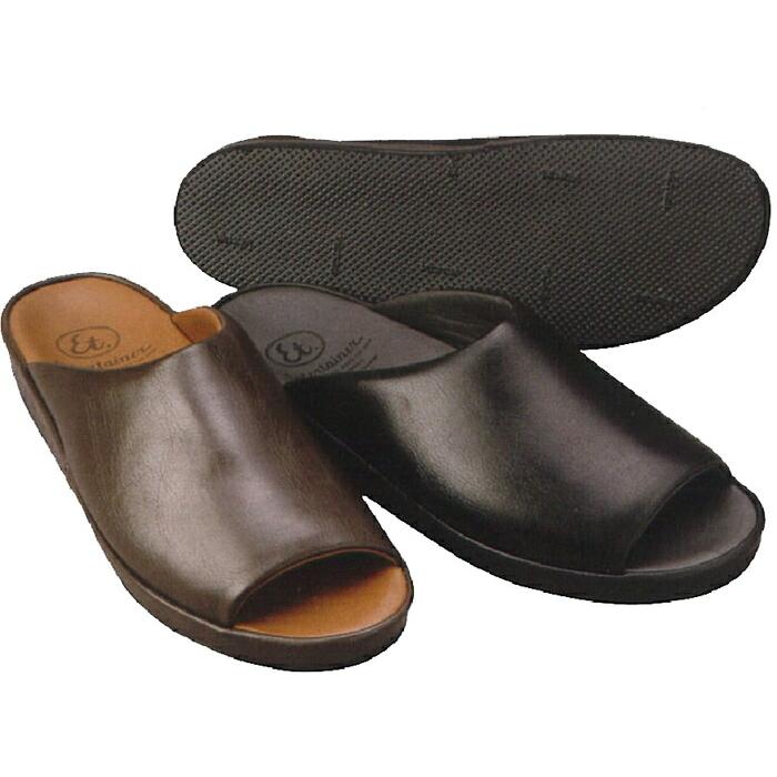 弘進ゴム ドクターサンダル 紳士 ブラック Lサイズ 送料無料 ET-6301