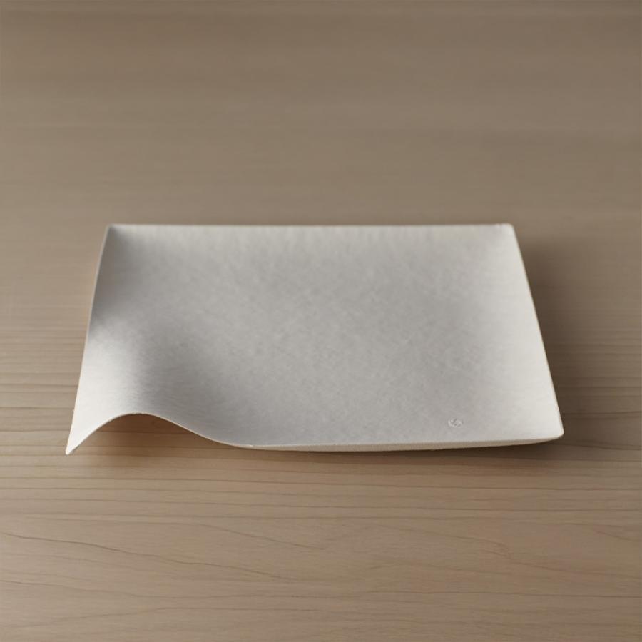 WASARA ワサラ 紙の器 角皿 特大 100枚