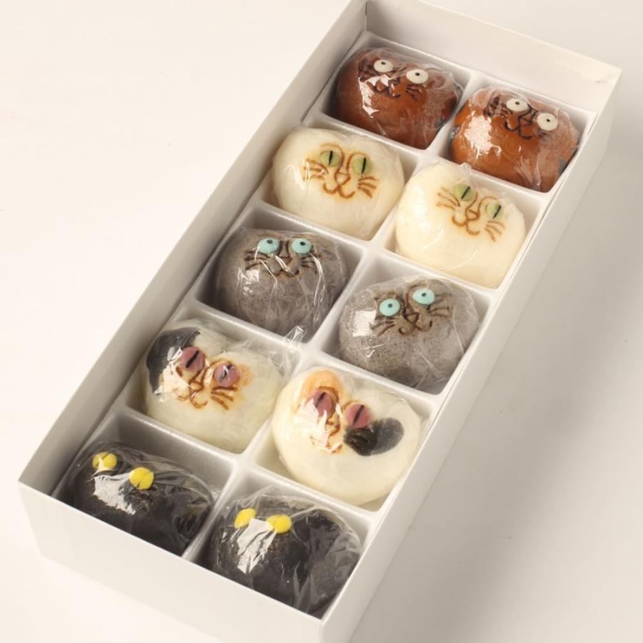 飛騨高山 稲豊園 招福猫子まんじゅう １０個入り G Call 食通の定番 お取り寄せ 通販 Yahoo ショッピング