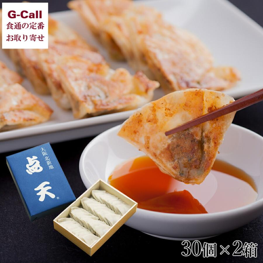 指定日必須】大阪北新地 点天のひとくち餃子 30個×2箱 送料無料 点天